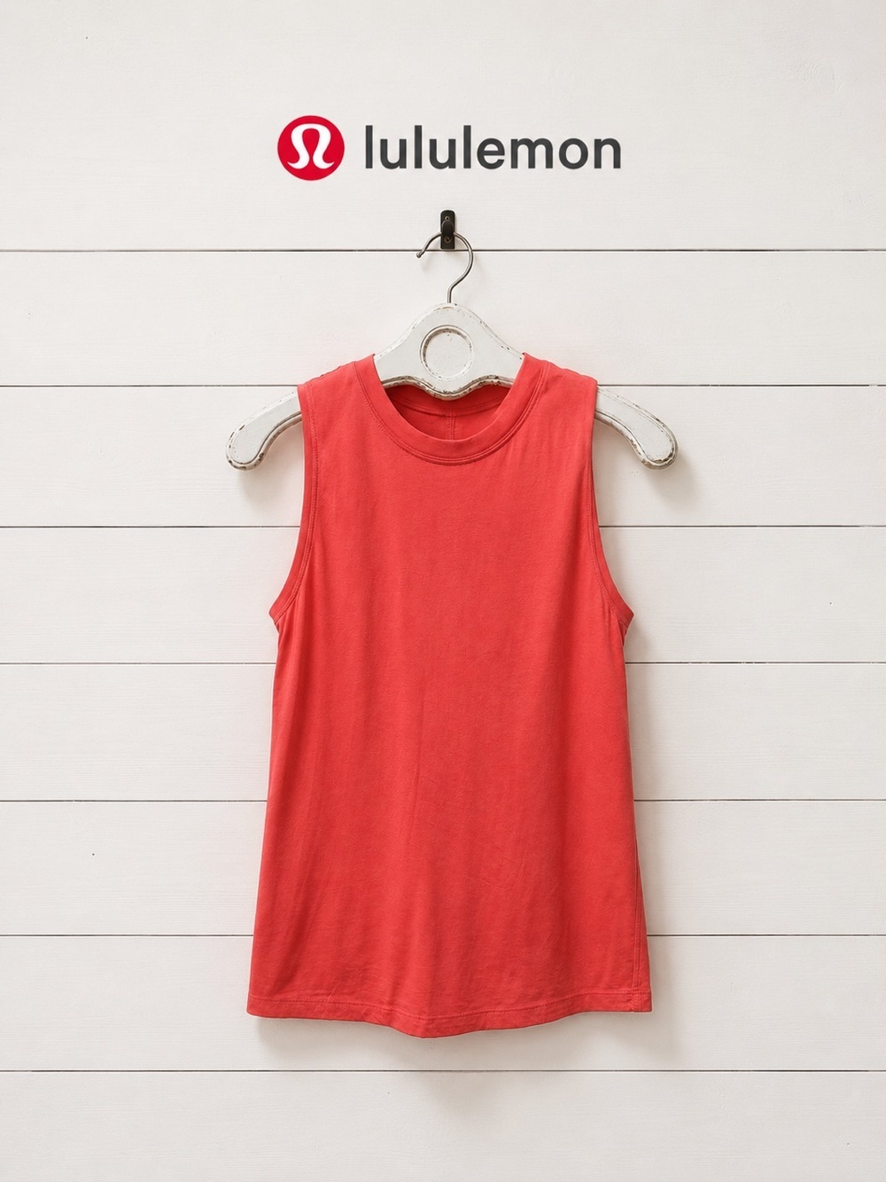 LULULEMON Pink coral Sleeveless Athletic Tank Top Estimated Size Small